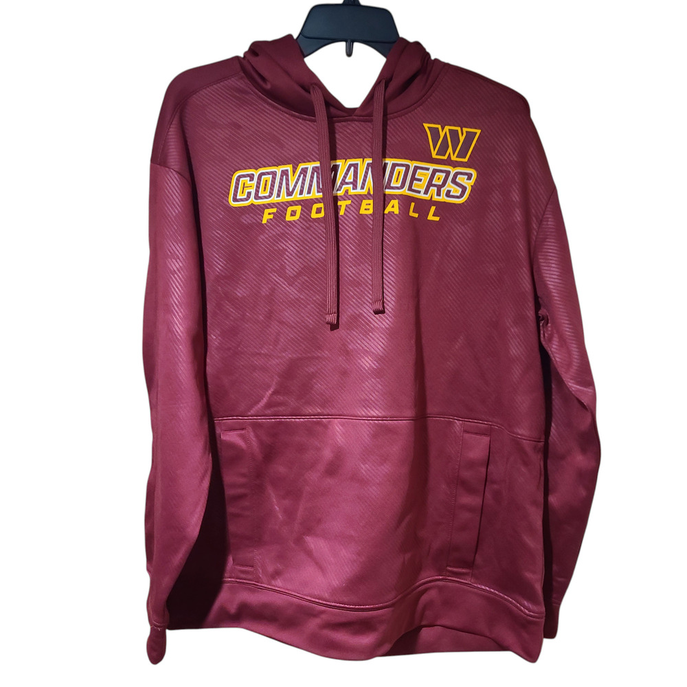 NWT Washington Commanders NFL Men's Hoodie Sweatshirt Small Red Pullover